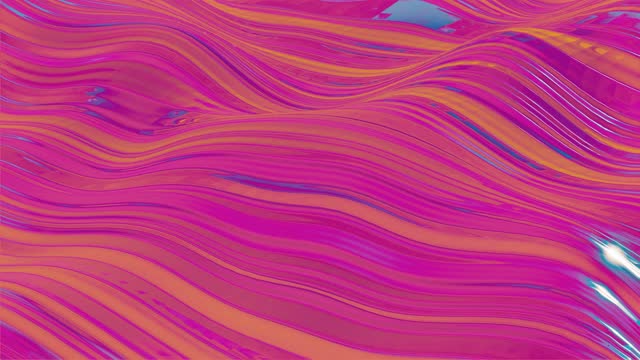 A looping holographic texture with a gradient background featuring abstract, flowing waves
