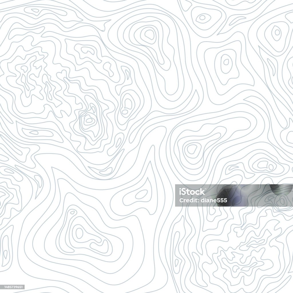 Topographical Map Seamless Pattern Stock Illustration - Download Image ...