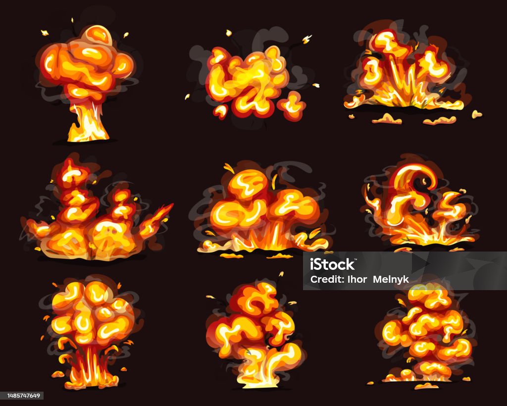 Animated Exploding Bomb Pictogram Fireexplosionuianimation Stock Illustration - Download Image Now ...