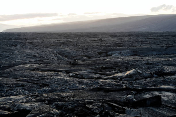 istock Fresh hardened Lava Kilauea volcano 1485753260