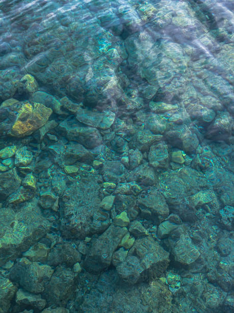 istock Crystal sea water, rocky shoreline 1485755027