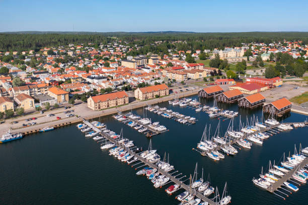 istock Aerial view of Hudiksvall 1485757474