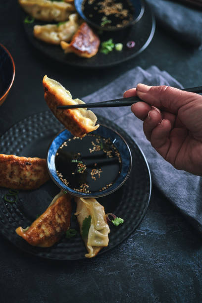 istock Gyoza Japanese Potstickers 1485771871