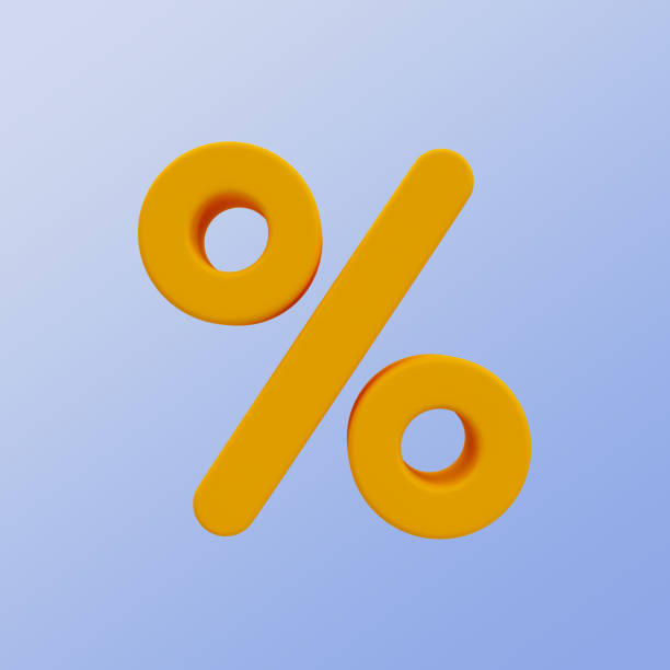 istock 3d minimal percent icon. special discount concept. 3d illustration. 1485774107