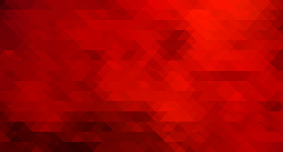 creative geometric graphic in origami style with dark red gradient color tone. abstract polygonal pattern background.