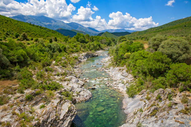 The Cavu river and its natural pools