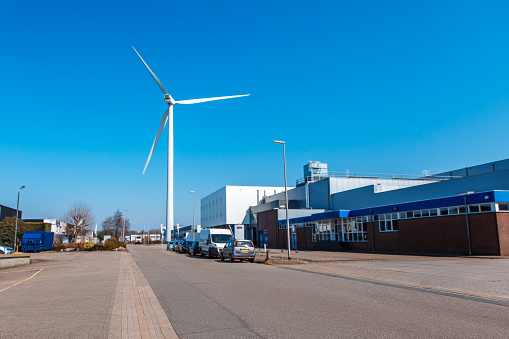 Wind turbines in the Netherlands as an example of urban sustainability
