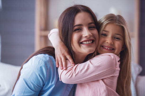 istock Mom and daughter at home 1485828280