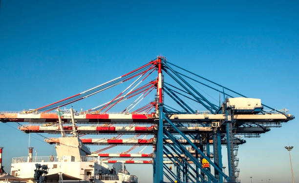 istock Cranes in port of Ashdod, Israel 1485828631