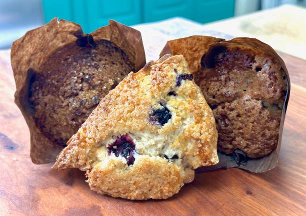 istock Blueberry Scone with muffins close up 1485832621