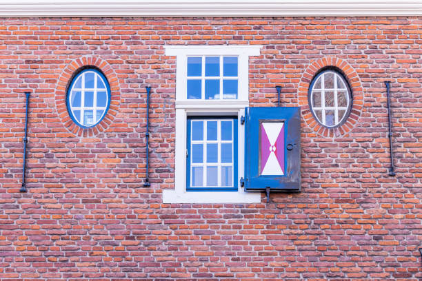 istock A traditional Dutch brick building. 1485858692