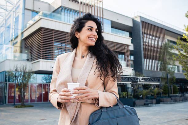 istock Happy young businesswoman 1485869281
