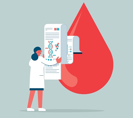 Blood Test Project Blood Test Stock Illustration - Download Image Now - Blood, Scientific ...