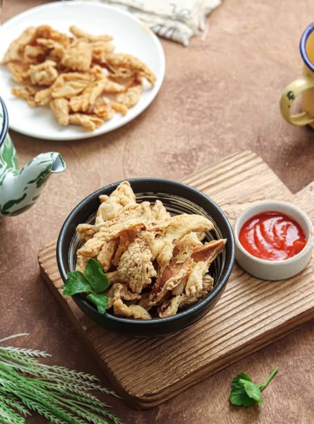 crispy mushroom chicharon
