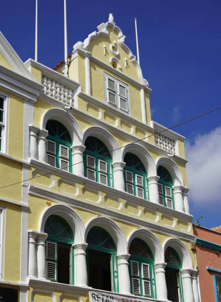 istock Dutch colonial building Willemstad Curacao 1485891613