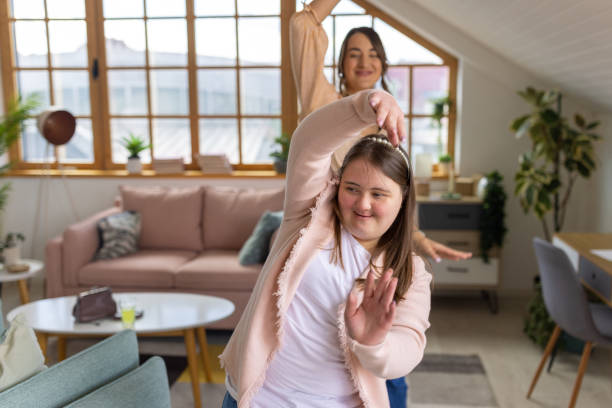 istock Women friends having fun dancing 1485891883