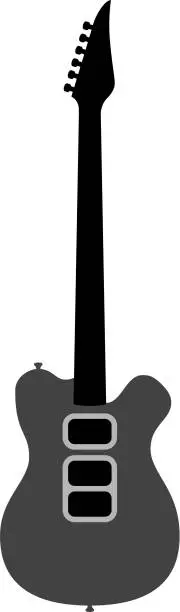 Vector illustration of Guitar Silhouette