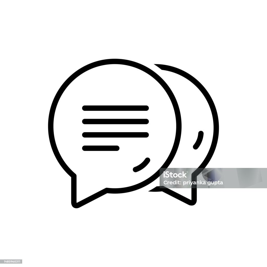 Dialog Message Stock Illustration - Download Image Now - Blogging ...