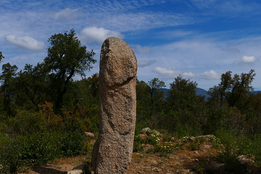 Menhir of Estanys II, surroundings of Capmany, Catalogne