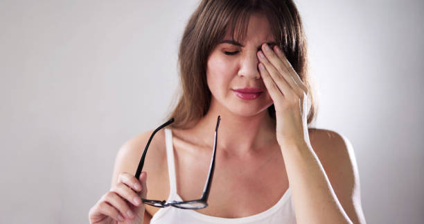istock Tired Exhausted Eye Pain 1485963073