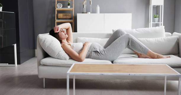 istock Pregnant Sick Woman With Headache, Discomfort 1485963224