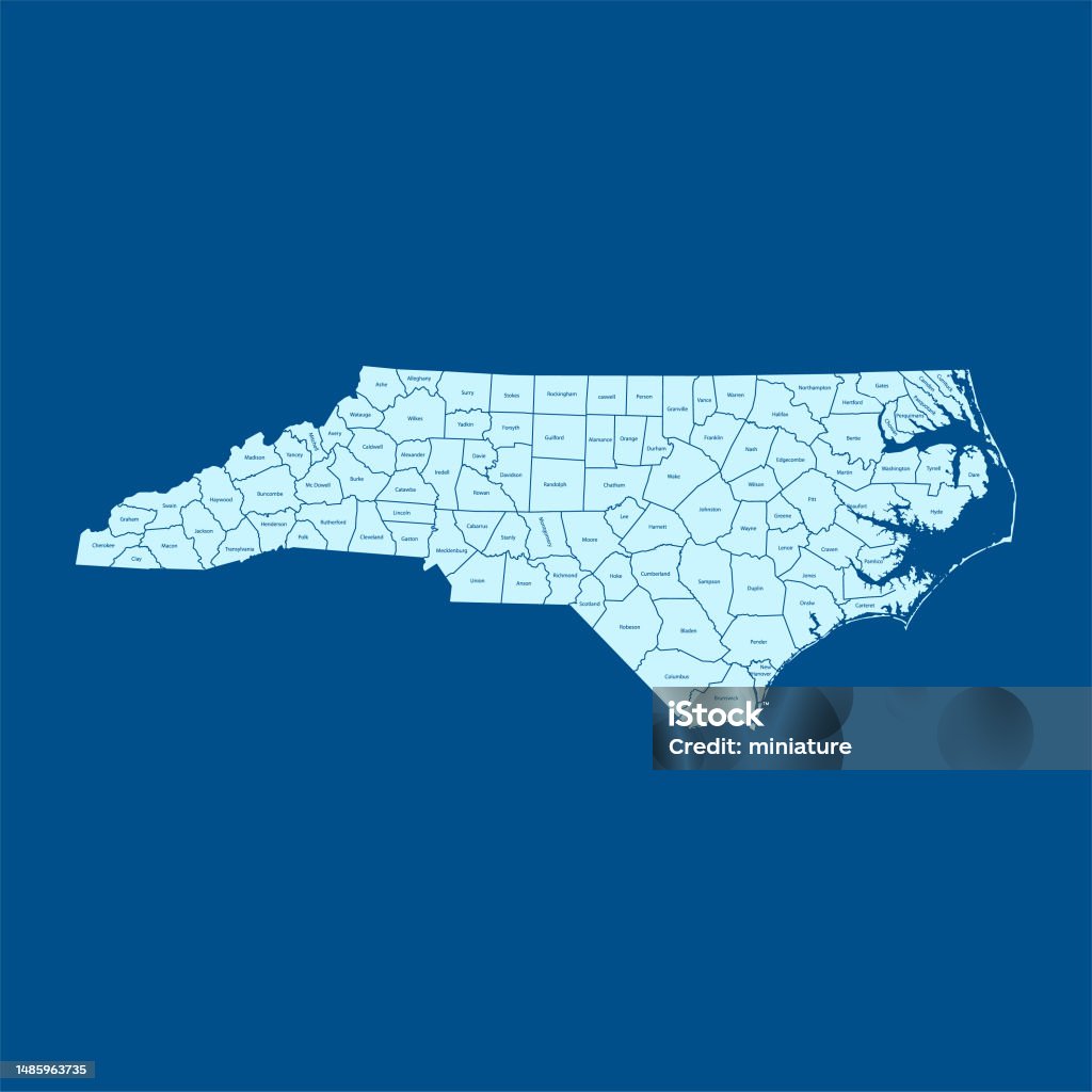 Abstract Nc State North Carolina Map Stock Illustration - Download Image Now - Abstract ...