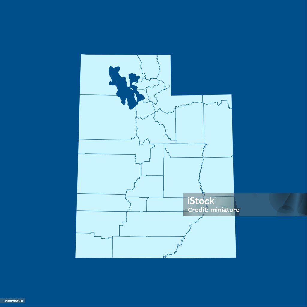 Utah Map Reno Utah Map Stock Illustration - Download Image Now - Abstract ...