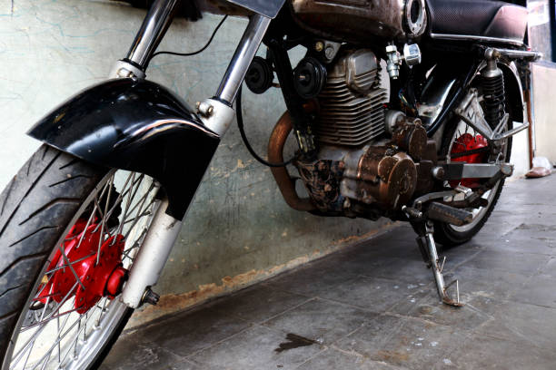 istock Machine photo of old and classic motorcycle 1485968949