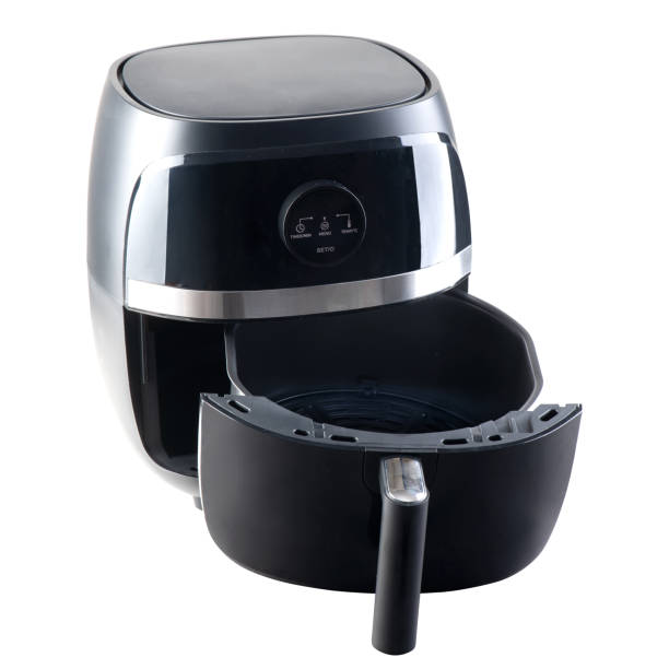 istock Black Airfryer isolated  white background 1485969453