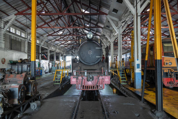 istock Red line train Bang Sue-Rangsit, Thailand 1485971624