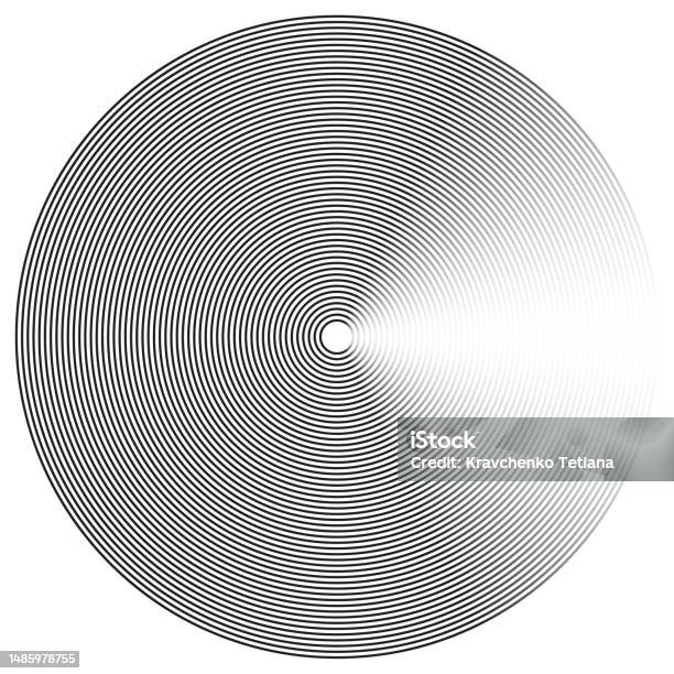 Circular Vortex Pattern Concentric Radial Circles Pattern Radiating Circular Spiral Vortex ...