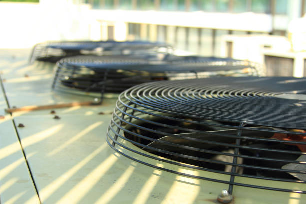 istock air conditioning system assembled on top of a building 1485980542