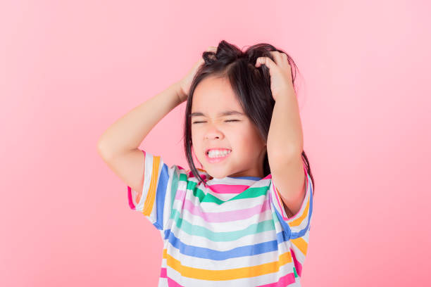 istock Image of Asian child posing on Pink background 1485987276