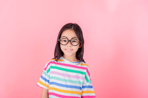 istock Image of Asian child posing on Pink background 1485987528