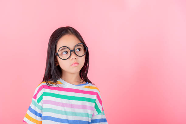 istock Image of Asian child posing on Pink background 1485987538