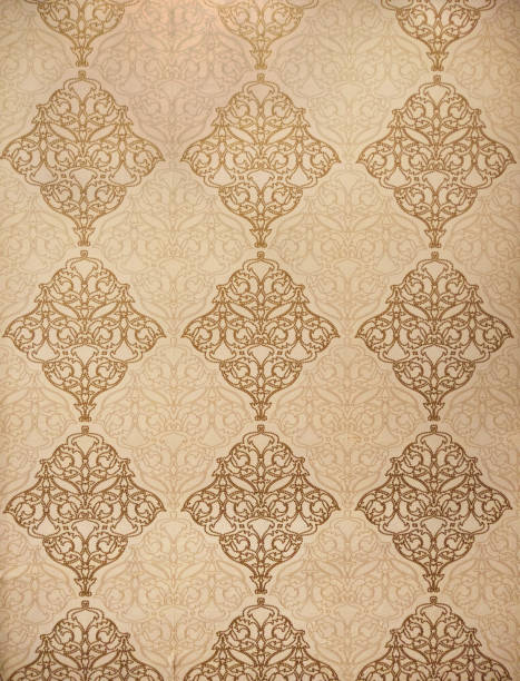 istock art pattern thai style on gold bacground for decorative interior,handcraft textile floral with fabric;painting and lined pattern nature style on canvas,wallpaper beautiful dashed lines flower in traditional 1485988930
