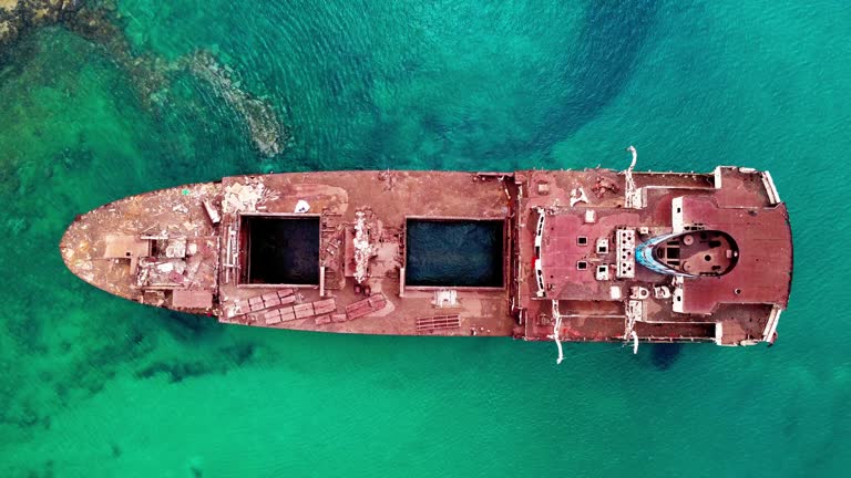 Exploring Telamon, an Abandoned Rusty Ship on the Coast of Lanzarote