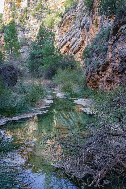 istock Hiking route through the Ebron river strait. Teruel Spain 1486006302