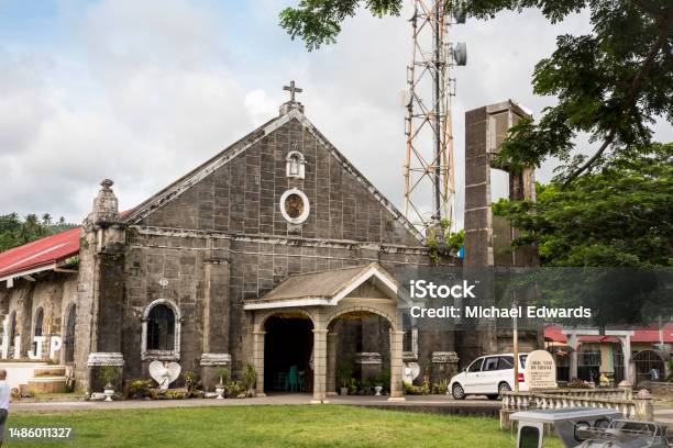 Matnog Sorsogon Philippines The Church Of Santo Nino The Main Catholic Church In The Port Town Stock Photo - Download Image Now