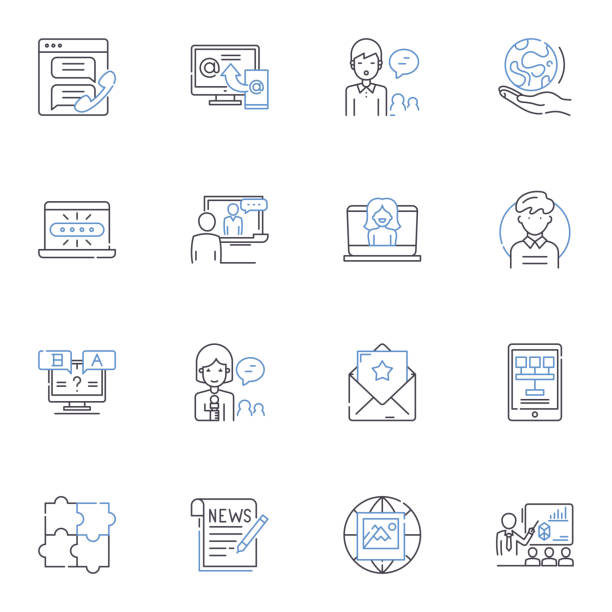 Geographical information line icons collection. Mapping, Topography, Geospatial, Remote sensing, Geocoding, Cartography, GIS vector and linear illustration. Location,Coordinates,Geodetics outline signs set Geographical information outline icons collection. Mapping, Topography, Geospatial, Remote sensing, Geocoding, Cartography, GIS vector and illustration concept set. Coordinates,Geodetics linear signs and symbols gi icon stock illustrations