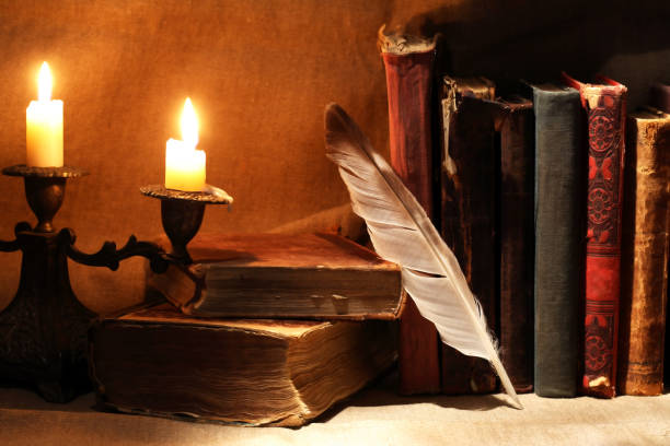 istock Old Books And Candles 1486051352