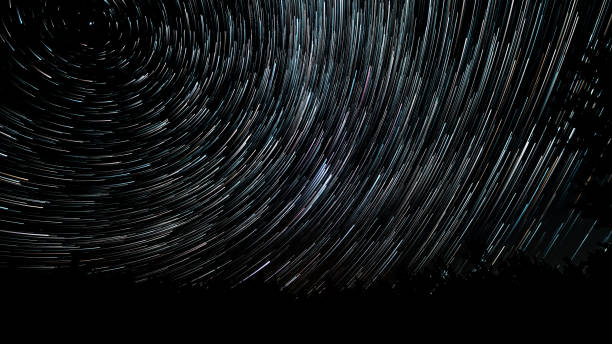 istock Star trails in the night sky 1486053735