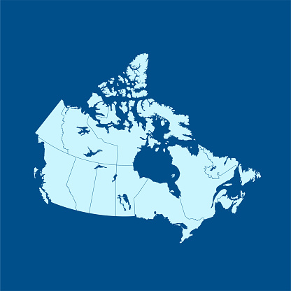 vector of the Canada map