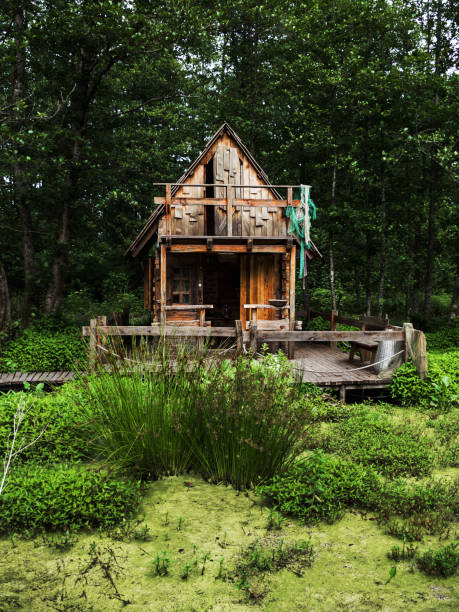 istock A picturesque old wooden hunting 1486067799
