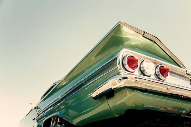istock Classic car street display 1486067860