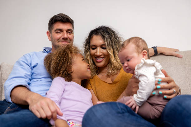 istock Family Together in The Sofa 1486083872