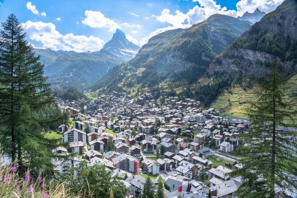 istock Zermatt and Matterhorn on the background, Switzerland 1486085600