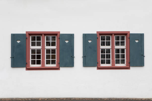 A wet day in Altstadt Kleinbasel - part of the old town in Basel, Switzerland