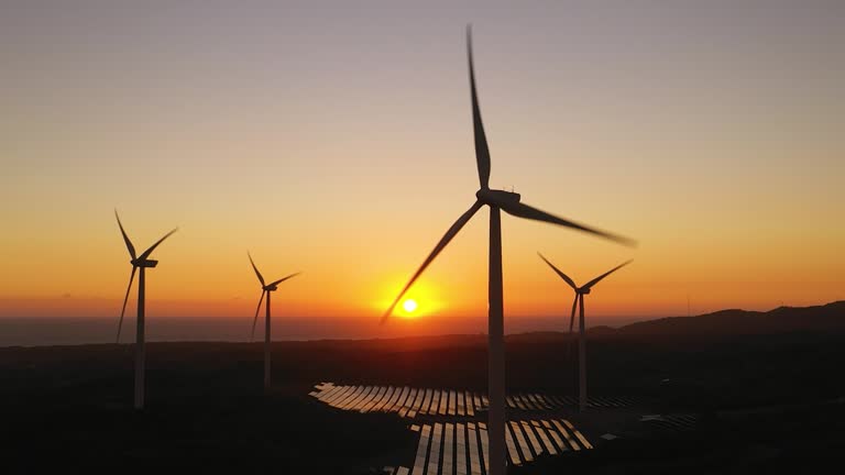 Windmills farm in Philippines.