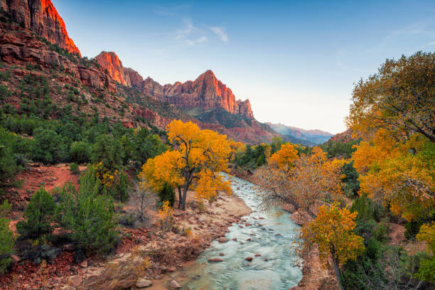 istock Zion's Watchman at Dusk 1486106191